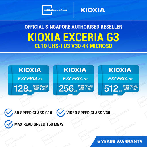 KIOXIA EXCERIA G3 microSD Memory Card