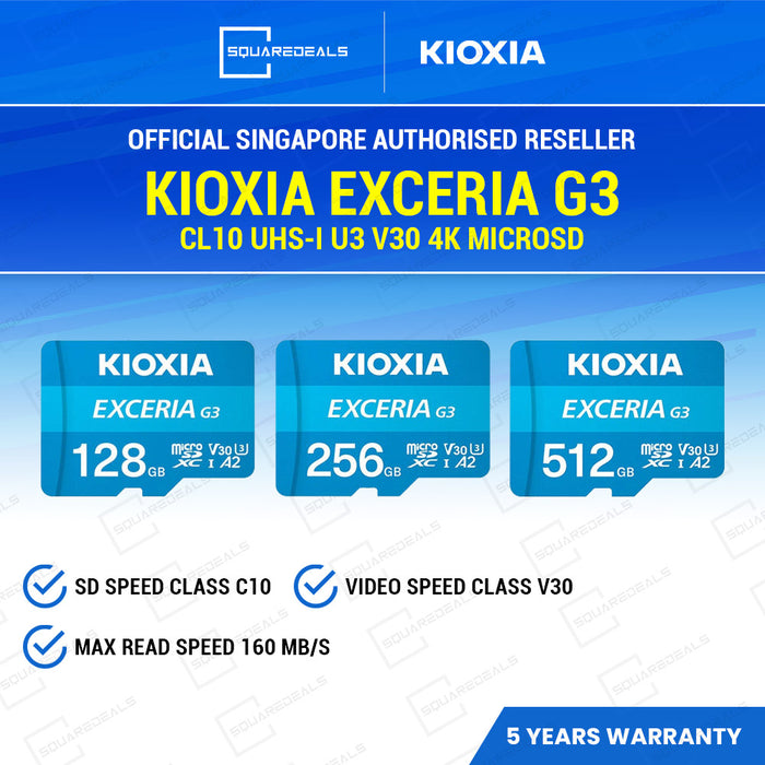 KIOXIA EXCERIA G3 microSD Memory Card
