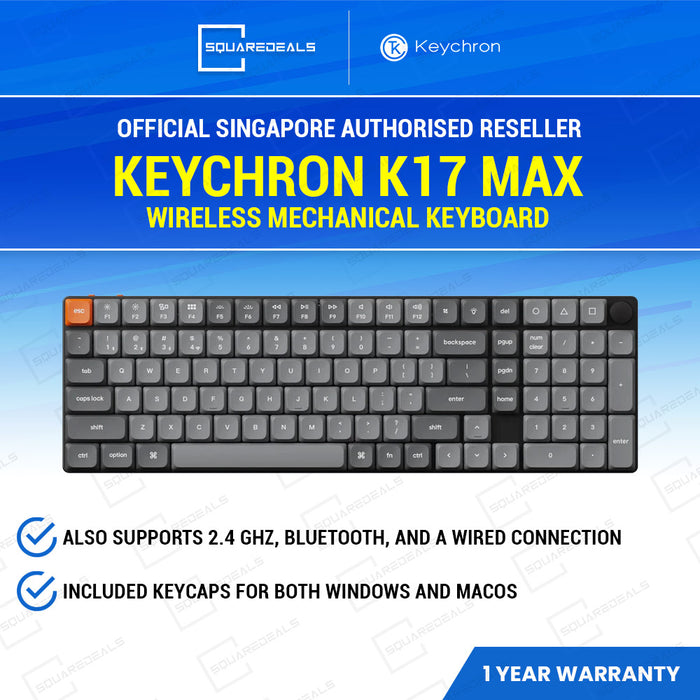 Keychron K17 Max Wireless Mechanical Keyboard