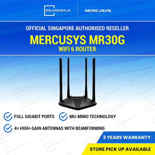 Mercusys MR30G AC1200 Wireless Dual Band WiFi Gigabit Router MU MIMO