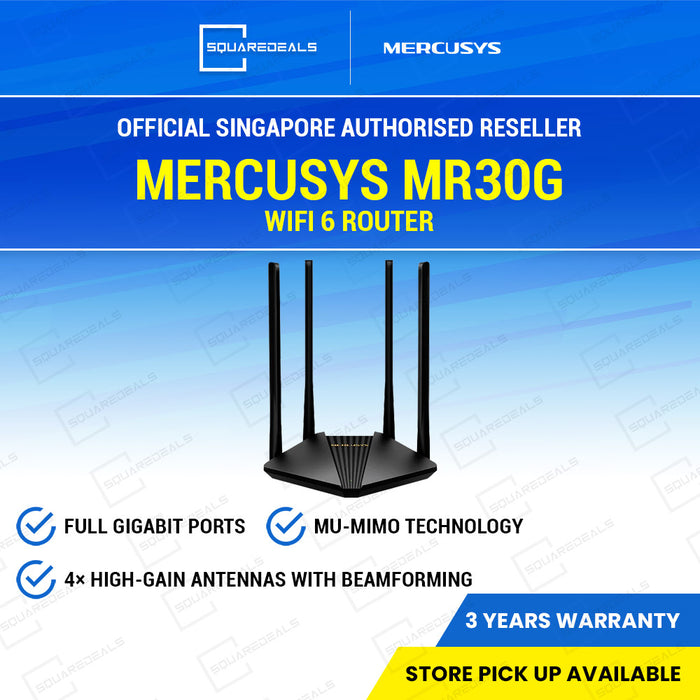 Mercusys MR30G AC1200 Wireless Dual Band WiFi Gigabit Router MU MIMO
