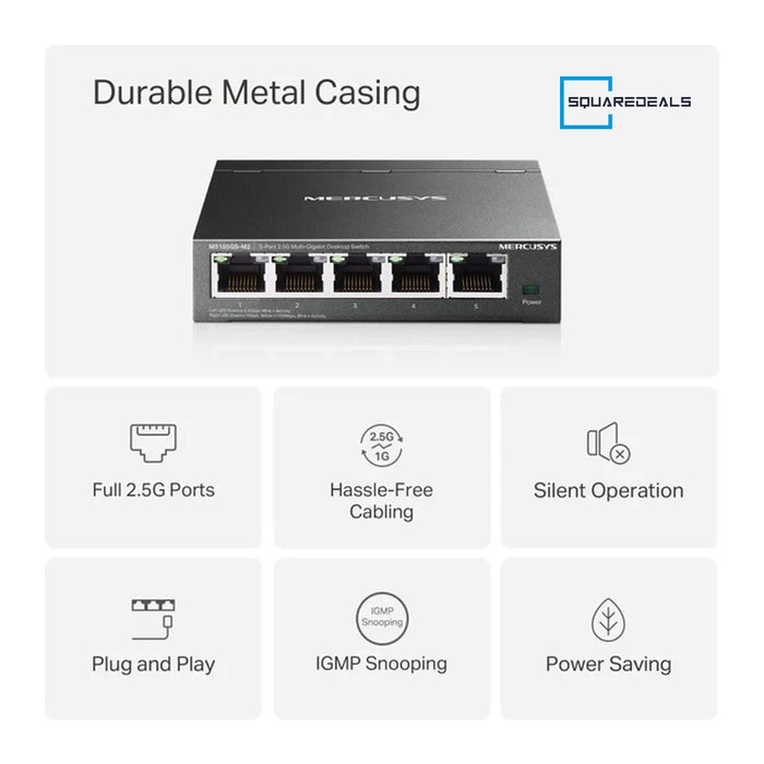 Mercusys MS105GS-M2 / MS108GS-M2