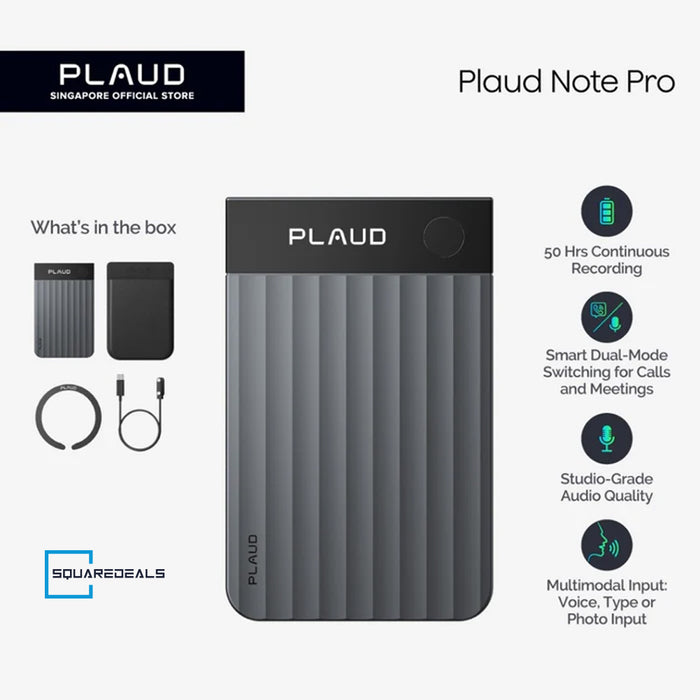 PLAUD NOTE PRO AI Voice Recorder