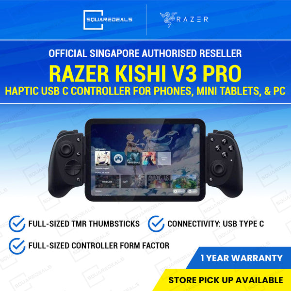 Razer Kishi V3 Pro Haptic USB C for Phones, Mini Tablets, & PC