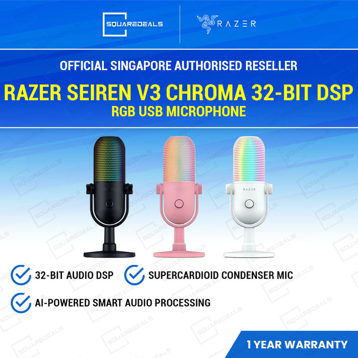 Razer Seiren V3 Chroma 32 Bit DSP