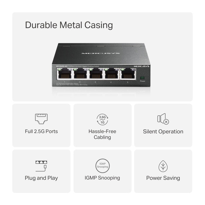 Mercusys MS105GS-M2 / MS108GS-M2