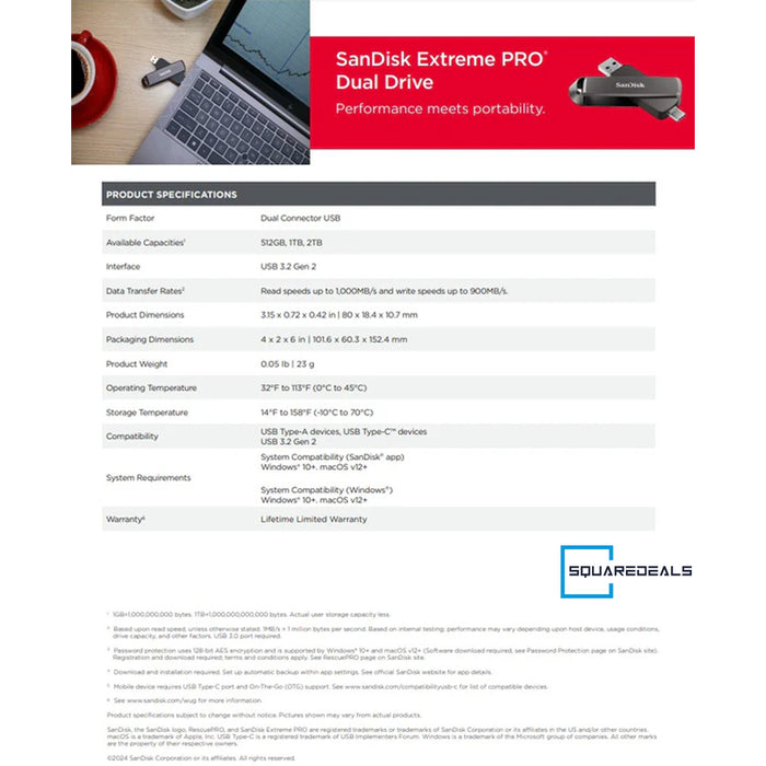 SanDisk Extreme PRO Dual Drive