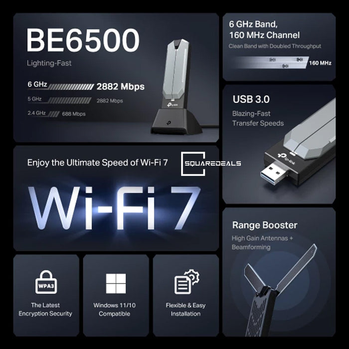 TP Link Archer TBE400UH BE6500
