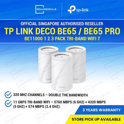 TP Link Deco BE65 BE65 Pro BE11000 Tri-Band WiFi 7 Mesh