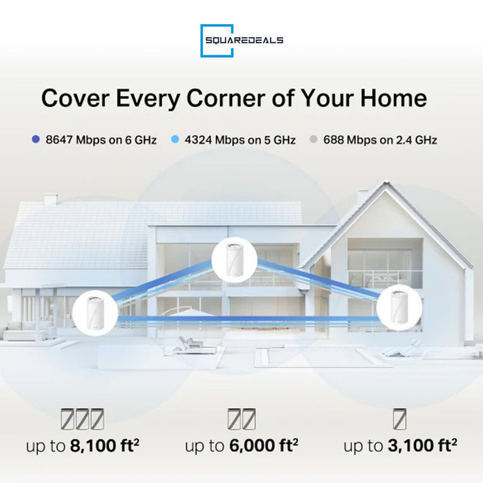 TP Link Deco BE68 BE14000 Tri-Band