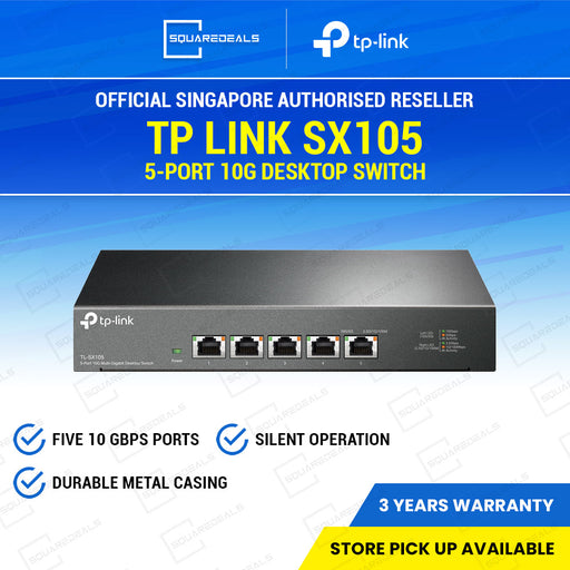 TP Link TL-SX105 5-Port 10G Desktop Switch