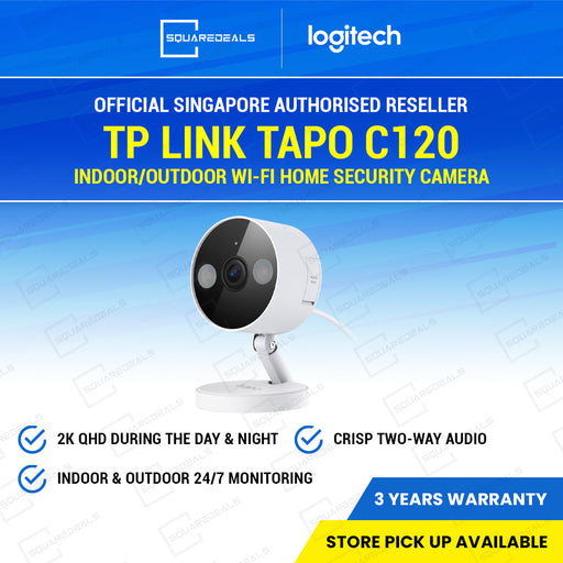 TP Link Tapo C120 Indoor/Outdoor Wi-Fi Home Security Camera