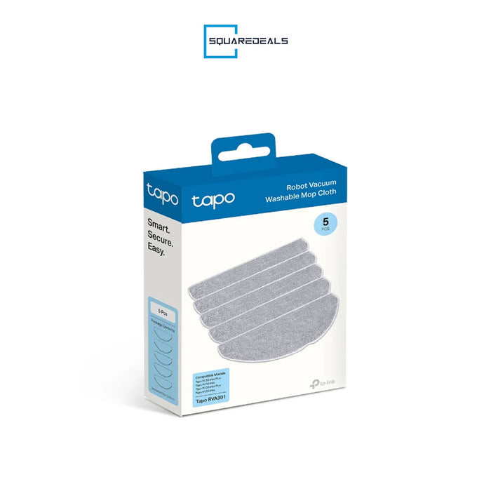 TP Link Tapo RVA301 Robot Vacuum Washable Mop Cloth (5 Pcs)