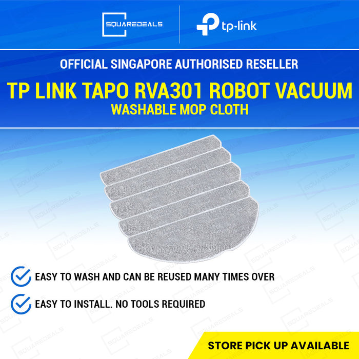 TP Link Tapo RVA301 Robot Vacuum Washable Mop Cloth (5 Pcs)