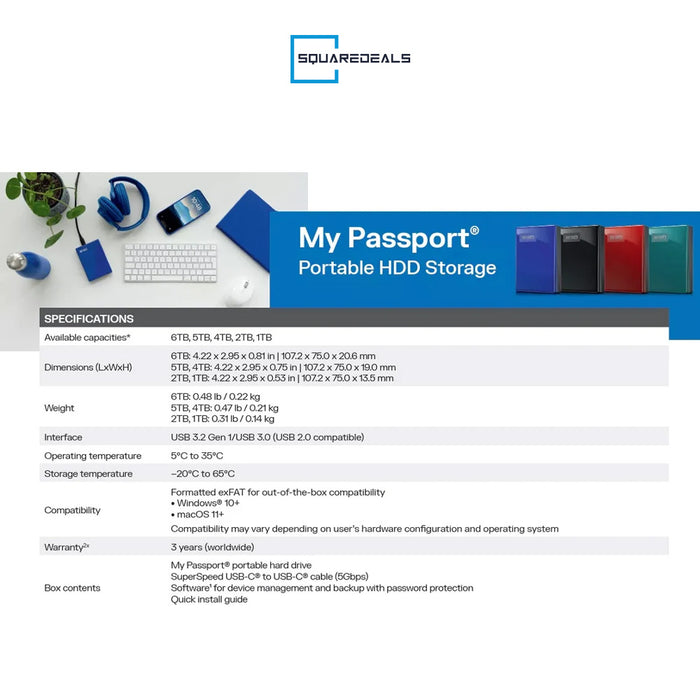 WD My Passport USB C