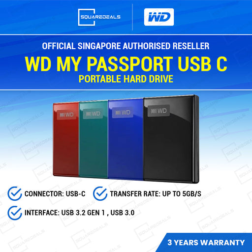 WD My Passport USB C