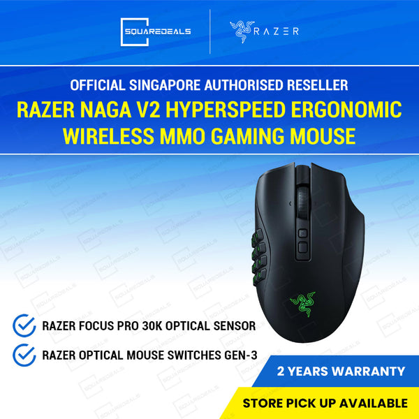 Razer NAGA V2 HYPERSPEED マウス本体 Razer Naga V2 HyperSpeed — SquareDeals