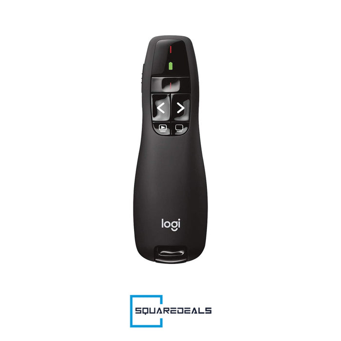 Logitech R400 Laser Wireless Professional Presenter Remote 10m range Black