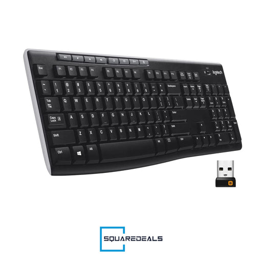 Logitech K270 Full Size Wireless Keyboard for Windows 2.4 GHz