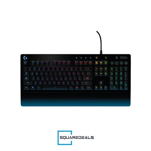 Logitech G213 RGB Gaming Keyboard Spill Resistance Durable Design US Layout