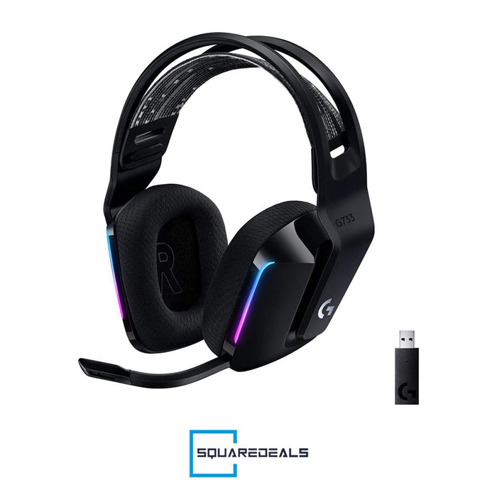 Logitech G733 Lightspeed Wireless RGB Gaming Headset with Microphone