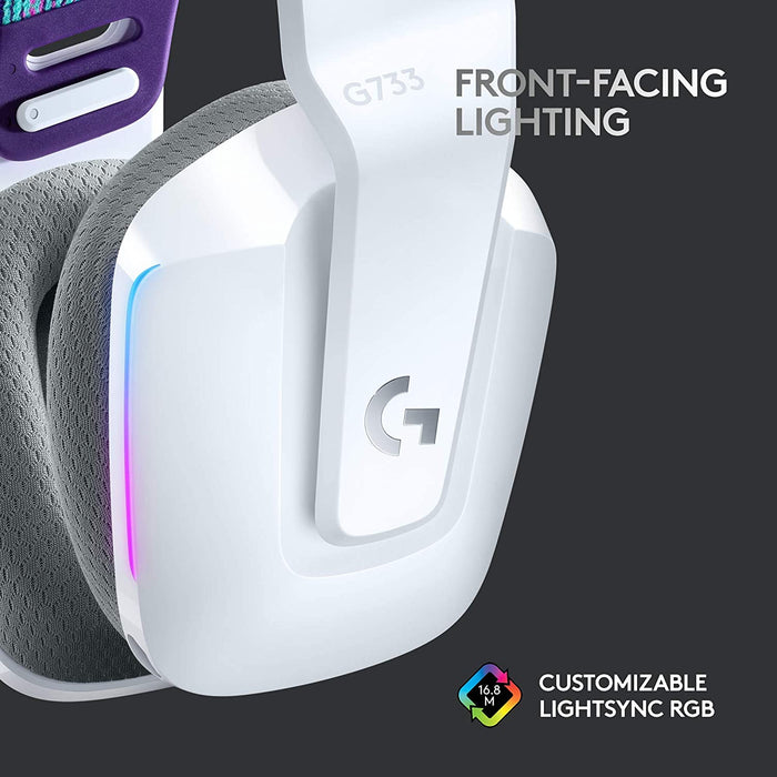 Logitech G733 Lightspeed Wireless RGB Gaming Headset with Microphone