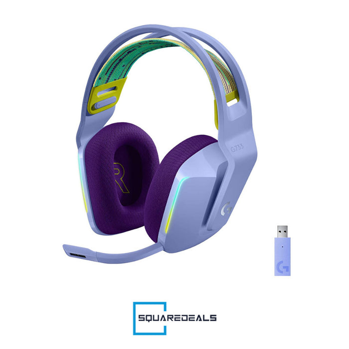Logitech G733 Lightspeed Wireless RGB Gaming Headset with Microphone