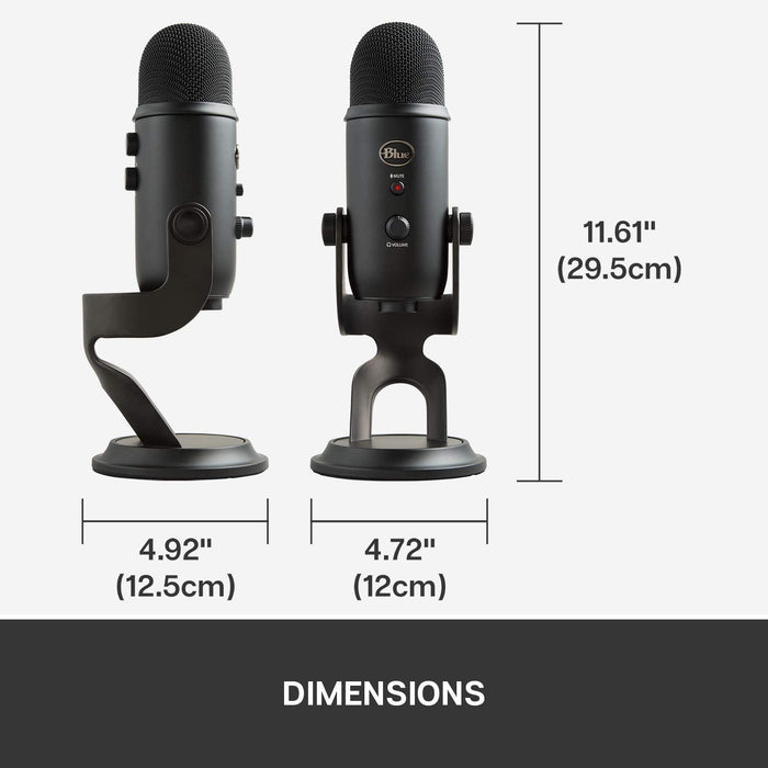 Logitech Blue Yeti Multi Pattern USB Professional Microphone All Colours