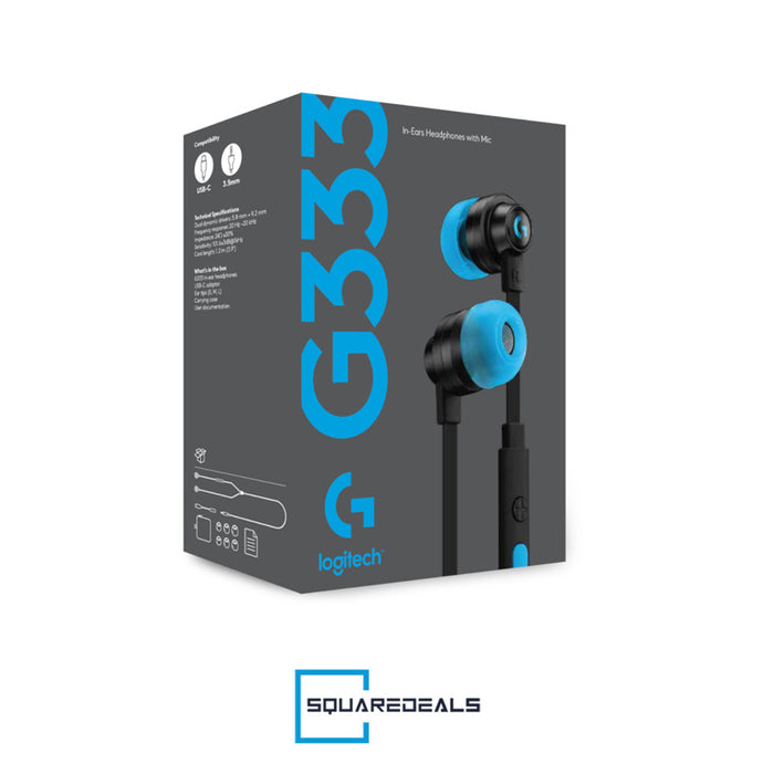 Logitech G333 Gaming Earphones