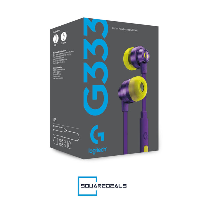 Logitech G333 Gaming Earphones