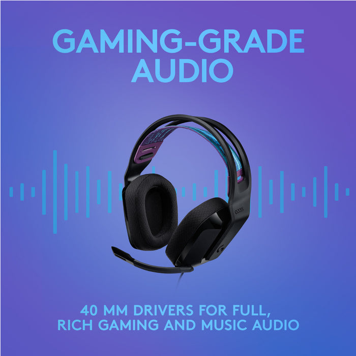 Logitech G335 Lightweight Wired Gaming Headset PC Console Mobile All Colours