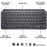 Logitech MX Keys Mini Minimalist Wireless Illuminated Keyboard All Colours