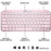 Logitech MX Keys Mini Minimalist Wireless Illuminated Keyboard All Colours