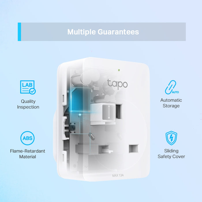 TP Link Tapo P100 Mini Smart Plug WiFi Socket Voice Control All Pack