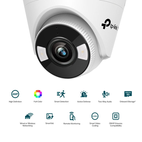 TP Link VIGI C440-W 4MP Full Color WiFi Turret Network Camera TPLink