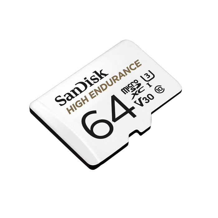 SanDisk High Endurance 64GB 128GB 256GB MicroSDXC Memory Card with Adapter