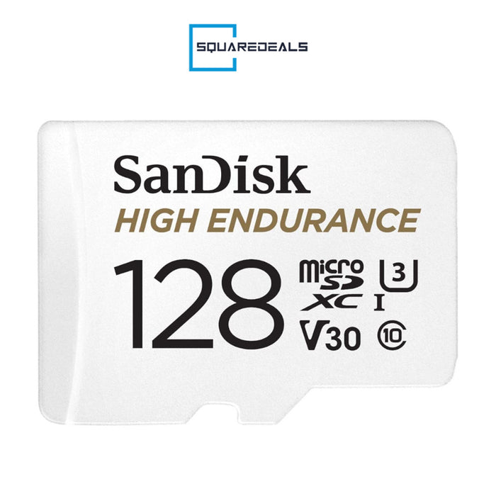 SanDisk High Endurance 64GB 128GB 256GB MicroSDXC Memory Card with Adapter