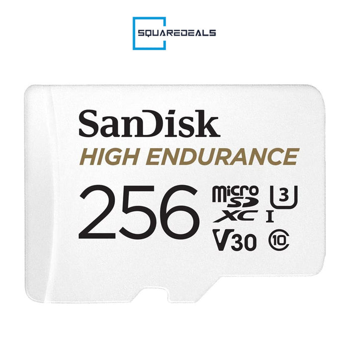 SanDisk High Endurance 64GB 128GB 256GB MicroSDXC Memory Card with Adapter