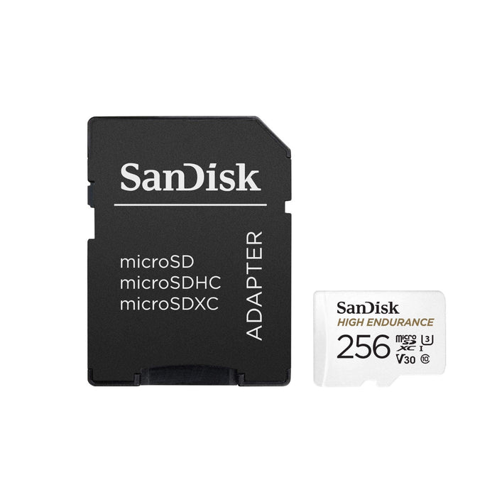 SanDisk High Endurance 64GB 128GB 256GB MicroSDXC Memory Card with Adapter