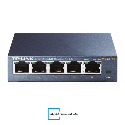 TP Link TL-SG105 5 Port Gigabit Ethernet Network Desktop Switch TPLink