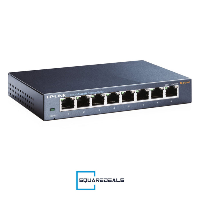 TP Link TL-SG108 8 Port Gigabit Ethernet Splitter Network Switch TPLink