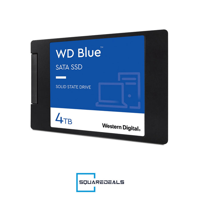 Western Digital WD Blue 4TB 2.5 3D NAND SATA Internal SSD Drive 7mm cased