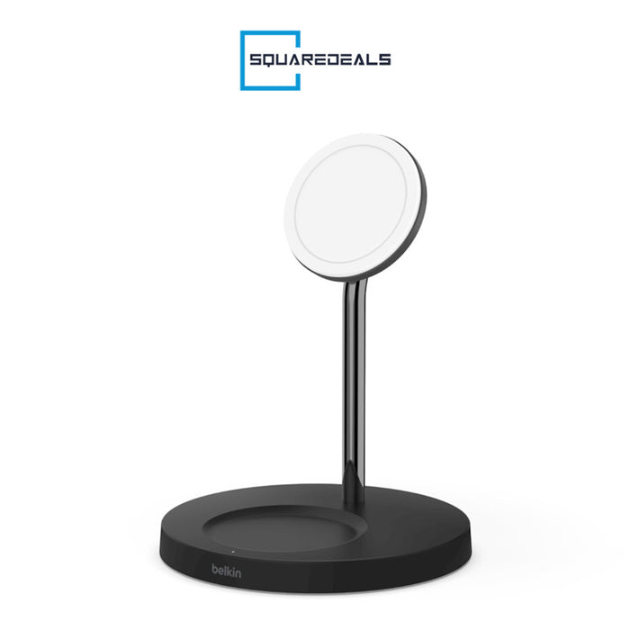 Belkin Boost Charge Pro 2 in 1 Wireless Charger Stand with MagSafe 15W