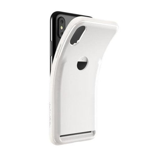 VRS Design Damda Fit TPU Wallet Case Card Slot for iPhone X Xs Light Pebble