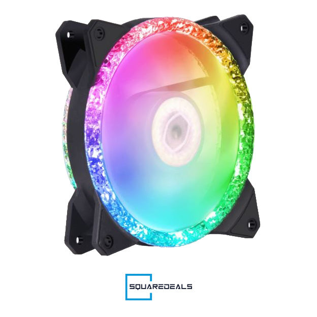 Cooler Master Masterfan MF120 ARGB Prismatic Crystal Clear CPU Cooling Fan