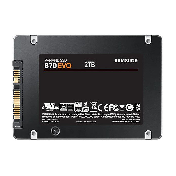 SAMSUNG 870 EVO 4TB 6.35cm 2.5 SATA III SSD Internal Hard Drive MZ 77E4T0BW