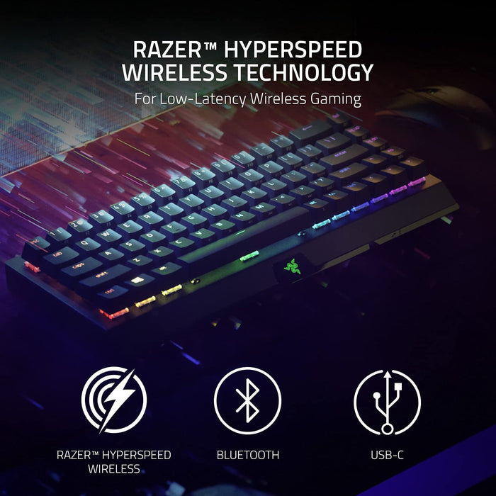 Razer BlackWidow V3 Mini HyperSpeed Wireless 65% Gaming Keyboard All Models