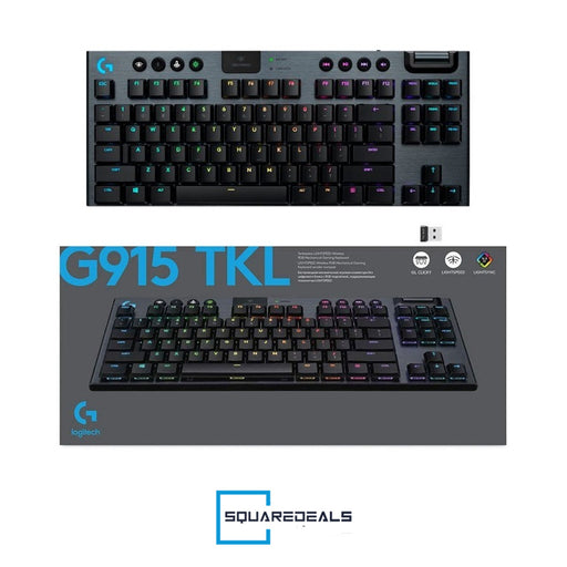Logitech G915 TKL Tenkeyless Wireless Mechanical Gaming Keyboard All Models