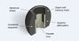 Comply Foam TS-100 Comfort 3 Pairs In-Ear Earphone Tips Medium Black